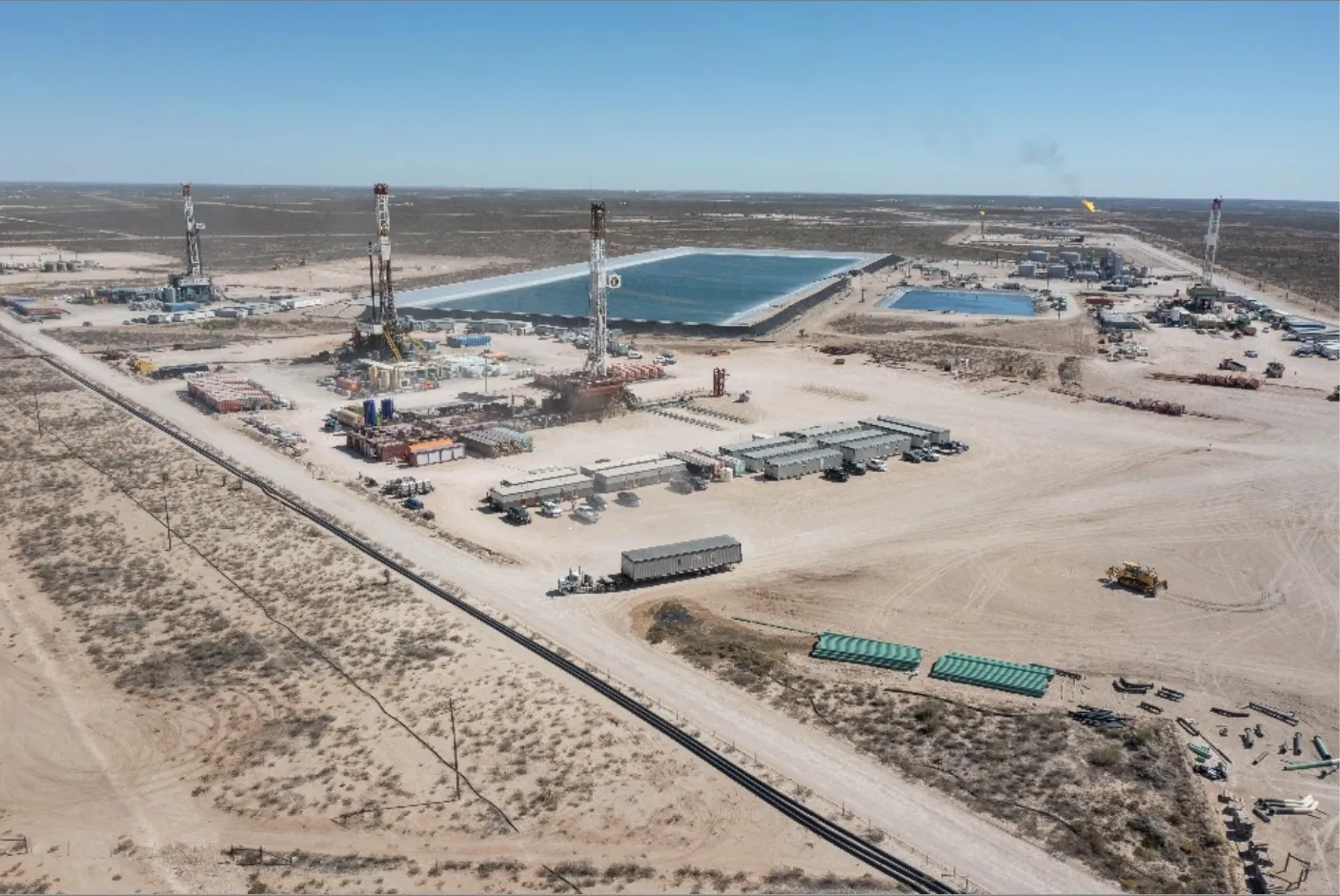 Point Energy facility overview — aerial view of Parker Facility