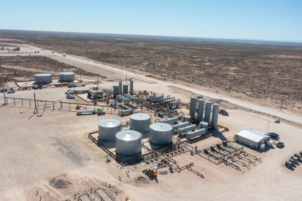 Centralized infrastructure — integrated water and production handling