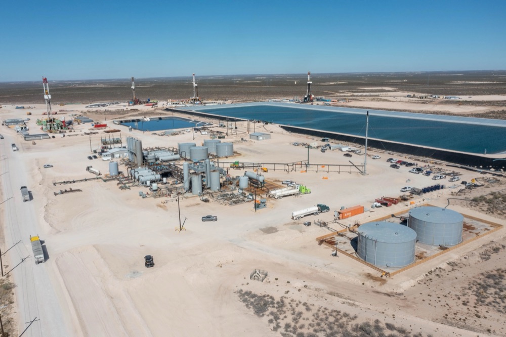 Centralized production facility — aerial view